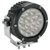 Round High-Powered LED Work Light with Black Housing