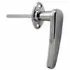 Non Locking Handle with 5/16 x 4" Shaft - Chrome
