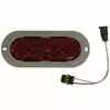 Oval LED Red Light with Gray - Truck-Lite 60052R