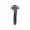 Phillips Flat Washer Head Tapping Screw - #10 X 1&quot; - Black