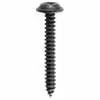 Phillips Flat Washer Head Tapping Screw 8-18 x 1-1/4&quot; - Black