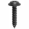 Phillips Flat Washer Head Tapping Screw 8-18 x 3/4&quot; - Black