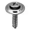 Phillips Oval Head Sems. Tapping Screws Chrome - 8 x 3/4