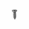 Phillips Oval Tap Screw 8 X 1/2" - #6 Head - Chrome - 100 Pieces