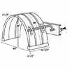 Poly Fender, Fits 19.5" Dual Rear Wheels - Buyers
