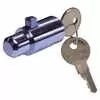 Push Button Cylinder with Keys, Key Required to Lock, Key Code #50