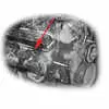 Rear Passenger's Side Spark Plug Wire Bracket