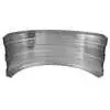 Ribbed Aluminum Fender, 50" x 24.8", for 22.5"- 24.5" Wheels
