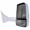 Right 2020XG Heated Remote / Manual Mirror Assembly with Blind Spot Camera for 102&quot; Body Width - Passenger side - White - Fits Ford E Series - Velvac 718616