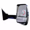 Right 2020XG Heated Remote / Manual Mirror Assembly with Blind Spot Camera and Signal Arrow for 102&quot; Body Width - Passenger side - Chrome - Fits Ford E Series - Velvac 717548