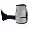 Right 2020XG Heated Remote / Manual Mirror Assembly with Light for 102&quot; Body Width - Chrome - Fits Ford E Series - Velvac 716396