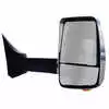 Right 2020XG Heated Remote / Manual Mirror Assembly with Light for 96&quot; Body Width - Chrome - Fits Ford E Series - Velvac 716416