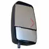 Right Deluxe Mirror Head with Heated Remote / Manual Glass with Signal Arrow - Black - Velvac 716974
