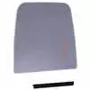 Right Heated Flat Glass with Signal Arrow for Deluxe Mirror Head - Passenger side - Velvac 709674