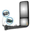 Right Mirror Assembly, Chrome Cover with Amber Turn Signal - Fits International