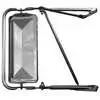Right West Coast Mirror Assembly - Passenger side - Stainless Steel
