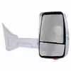Right White Heated 2020XG Mirror Assembly with Light for 96&quot;&quot; Wide Body - Passenger side - Remote Manual - Fits GM Velvac 716390
