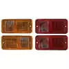 Side Marker Light Red Kit - 5-7/8&quot; x 2-3/4&quot; - UCB