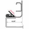 Side Seal with Standard Lip - fits Todco 61390 Roll Up Door