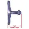 Silent Male Door Holder Aluminum Plunger -1.25" Overall Length