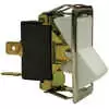 Snap-In Rocker Switch white w/amber light