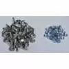 Splined Stainless Steel Step Bolts with Nuts - one Kit of 44 Sets - For Mill Evolution Roll-Up Doors