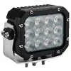 Square High-Powered LED Work Light with Black Housing
