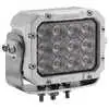 Square High-Powered LED Work Light with White Housing