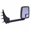 Standard Manual Mirror Assembly for 102" Body - Passenger side - Black - Velvac 714532 - Right Side