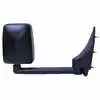 Standard Manual Mirror Assembly for 102" Body Width, Black - Passenger/Right Side - Fits Ford E350
