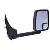 Standard Manual Mirror Assembly for 102" Body Width, Black - Passenger/Right Side - Fits Ford E350