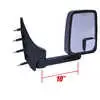 Standard Manual Mirror Assembly for 86" Body, Black Fits Ford E-Series Cutaway - Right Side