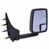 Standard Manual Mirror Assembly for 86" Body - Passenger side - Black - Right Side - Velvac 715154