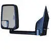 Standard Manual Mirror Assembly for 96" Body, Black - Driver/Left Side - Fits Ford E350