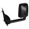 Standard Manual Mirror Assembly for 96" Body, Black - Driver/Left Side - Fits Ford E350