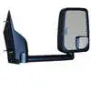 Standard Manual Mirror Assembly for 96" Body, Black - Passenger/Right Side - Fits Ford E350