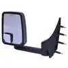 Standard Remote Mirror Assembly for 86" Body, Black - Driver/Left Side - Ford E Series Vans
