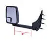 Standard Remote Mirror Assembly for 96" Body - Driver side - Black - Left Side Velvac 714535