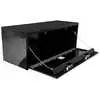 Steel Underbody Toolbox with Two Stainless Steel Rotary Paddle Latches - Black - 18"H x 18"D x 48"L