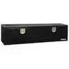 Steel Underbody Toolbox with Two Stainless Steel Rotary Paddle Latches - Black - 18"H x 18"D x 60"L