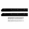 Two 4.5' x 6" x 1/2" Steel Cutting Edge 9.2' V-Blade with Hardware - Fits Boss BAX00099 1304762