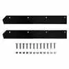 Two 47-7/8&quot; High Carbon Steel Cutting Edge 8.2&#039; V-Blade with 4 Mounting Holes and Hardware - Boss BAX00098 1304761