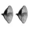Two 7" Round Halogen Sealed High / Low Beams