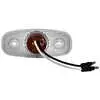 Western Trailer Amber Clear Lens Side Clearance Marker, Bulk Pack