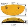 Wheel Chock Yellow, Dim: 12.5" x 6.250" x 1.5"