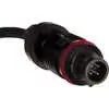 White CMOS IR LED Color Rearview Camera with Microphone with 4 pin Connector