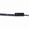 White LED Adhesive Strip Light, 24" with Touch Cap ON/OFF Switch with Remote Wire