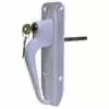 White Locking Rear Door Handle with 5/16 x 3-3/4" Shaft - Kason
