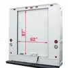 Wood Roll-up Door with Counterbalance without Track - 62"W x 87"H - for Fedex Stepvans with Utilimaster Body