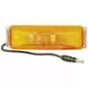 Yellow Sealed Marker Light with Gray Header-Mount Base and Hot Wire - 3-13/16"L x 1-1/8"W